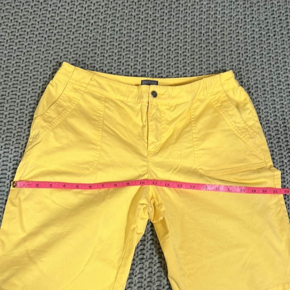 Chico’s Women’s Shorts Size S Yellow Color - Picture 8 of 13